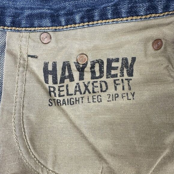 Polo Ralph Lauren Men's Hayden Relaxed Fit Straight Leg Blue Denim Jeans 32x28.5 - Picture 5 of 11